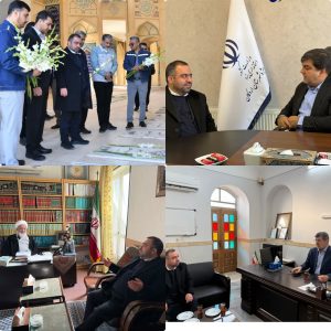 شروع مأموریت با عطر شهادت و عهد خدمت؛ اصغرزاده از گلزار شهدا تا دیدار با عالی‌ترین مقامات استان