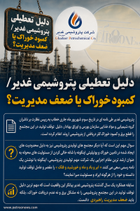 دلیل تعطیلی پتروشیمی غدیر/ کمبود خوراک یا ضعف مدیریت؟